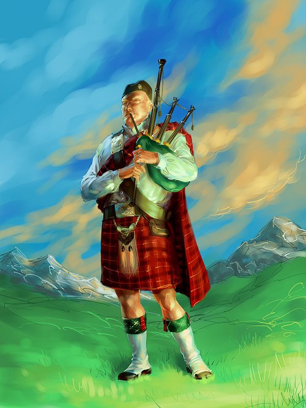 Creation of Bagpiper: Step 6