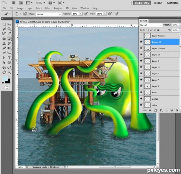 Creation of REAL Sea Monster: Step 8