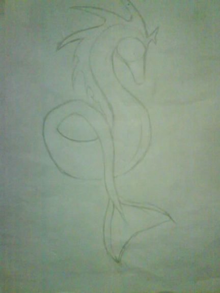 Creation of seahorse: Step 2