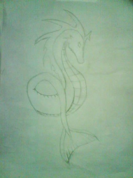 Creation of seahorse: Step 3