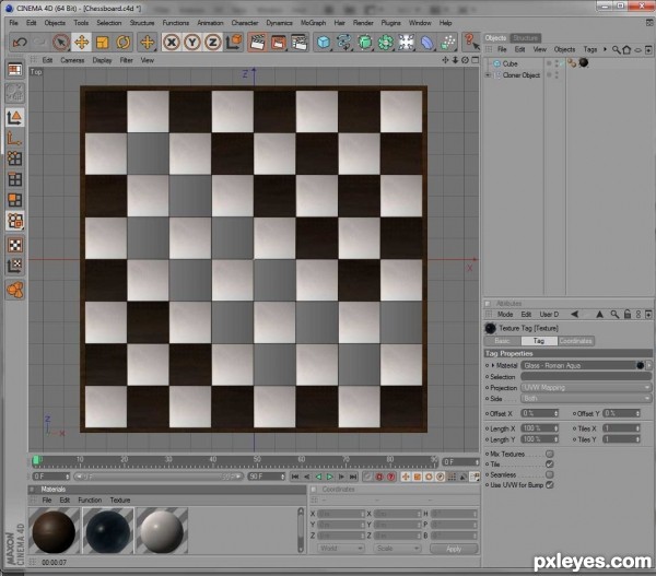 Creation of Chessboard: Step 5