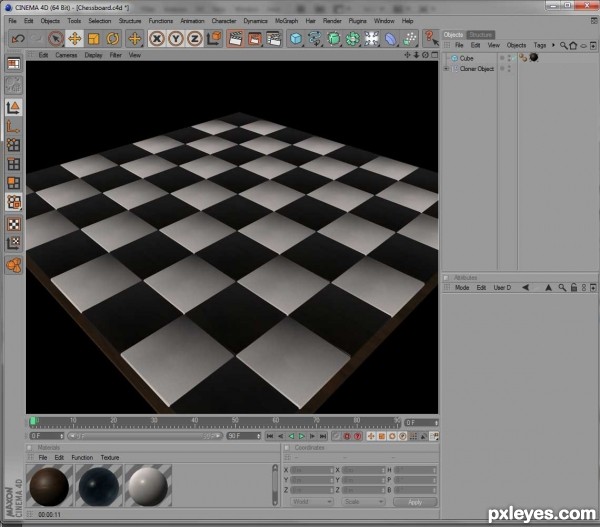 Creation of Chessboard: Step 6