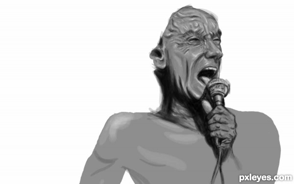 Creation of Iggy Pop: Step 7