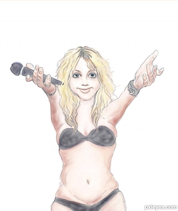 Creation of Britney Spears: Step 4