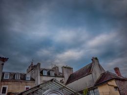 Looking up, along the river