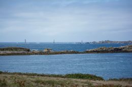 The rocky sea shore of Brittany 