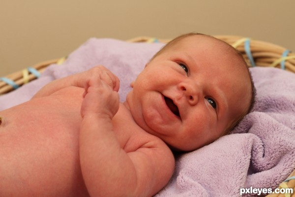 2 Week Old Smile