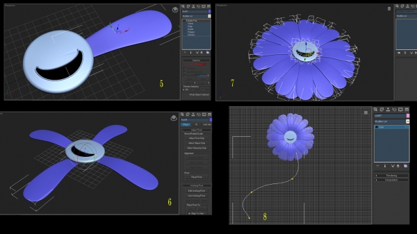 Creation of Smileflower: Step 2