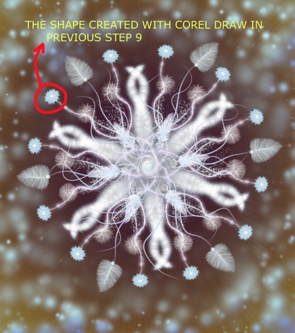 Creation of Unique Snowflake: Step 10