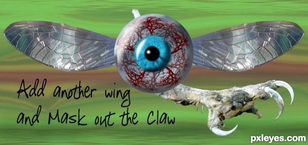 Creation of Alula the Winged One: Step 14