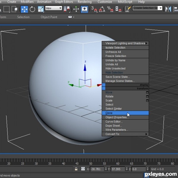 Creation of Ice Planet Of Zentar Prime: Step 2