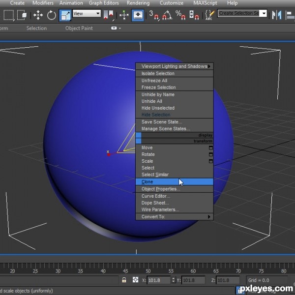 Creation of Ice Planet Of Zentar Prime: Step 4