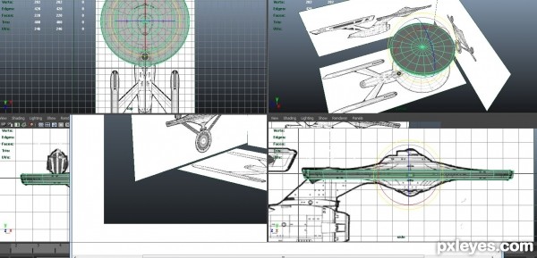 Creation of NCC-1701B: Step 2