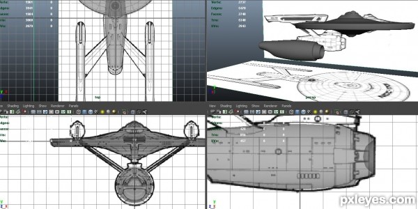 Creation of NCC-1701B: Step 5