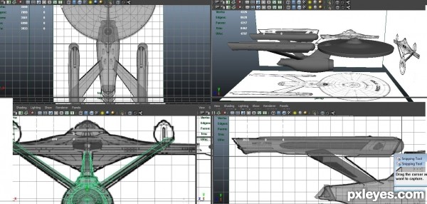 Creation of NCC-1701B: Step 10