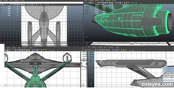 Creation of NCC-1701B: Step 11