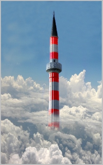 Creation of Lighthouse In The Clouds: Step 3