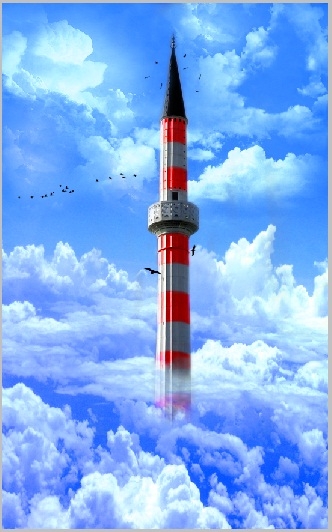 Creation of Lighthouse In The Clouds: Step 7