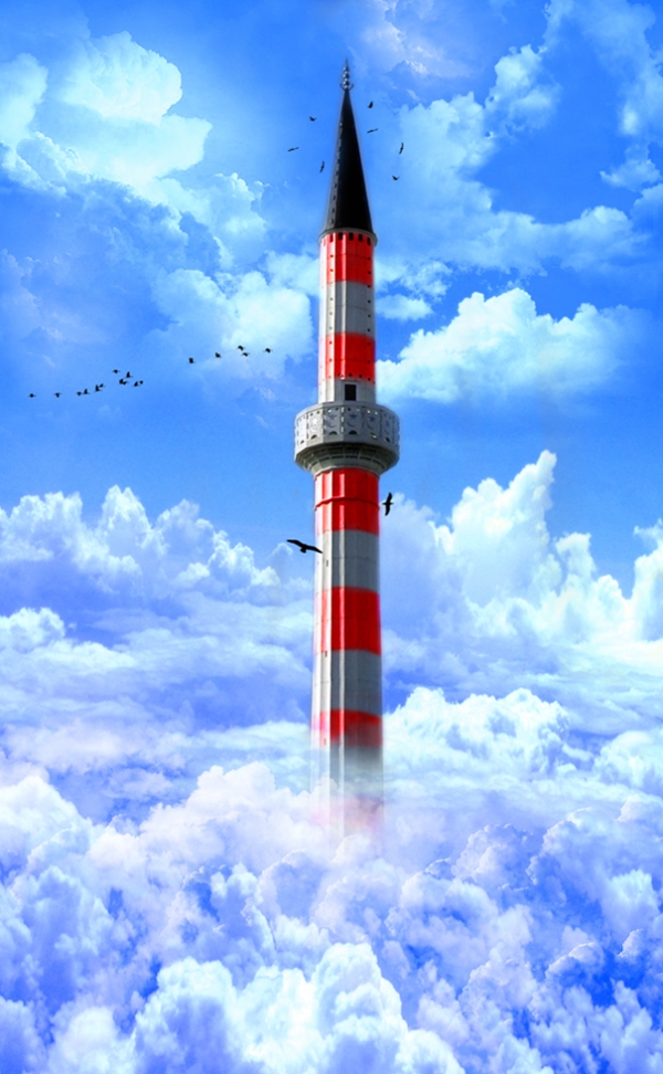 Creation of Lighthouse In The Clouds: Step 8