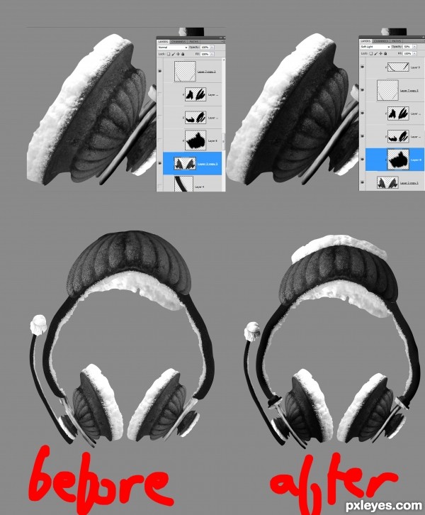 Creation of Cool headset: Step 3