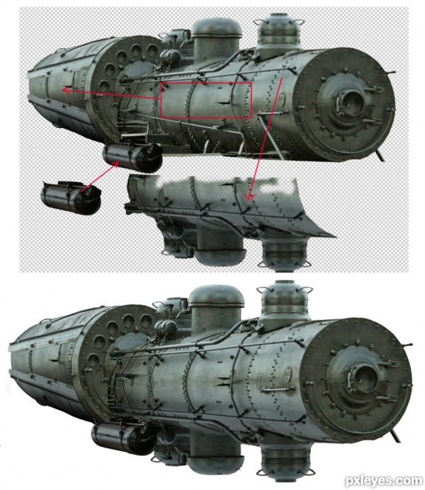 Creation of Hauling asteroid: Step 2