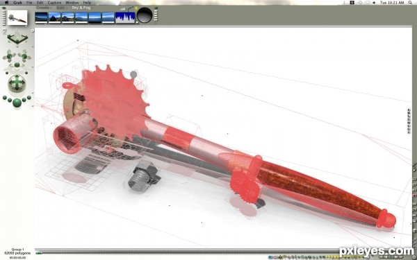 Creation of Steampunk Socket Wrench: Step 3