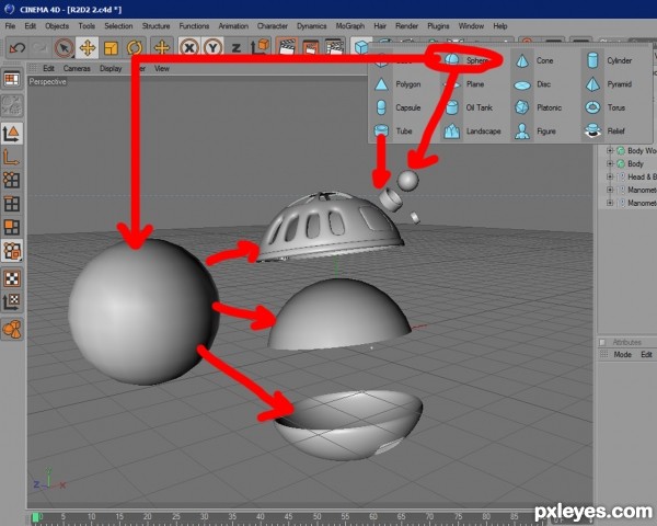 Creation of SteamPunk R2D2: Step 1