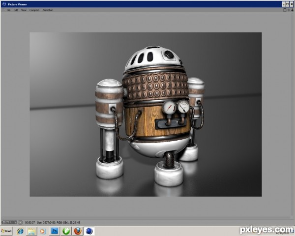 Creation of SteamPunk R2D2: Step 6