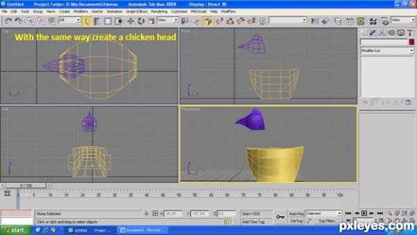 Creation of Chicken Glass and Eggs: Step 4