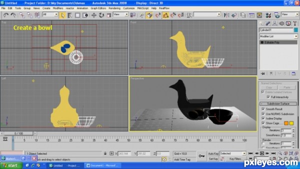 Creation of Chicken Glass and Eggs: Step 9