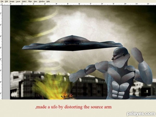 Creation of UFO Attack...!!!: Step 43