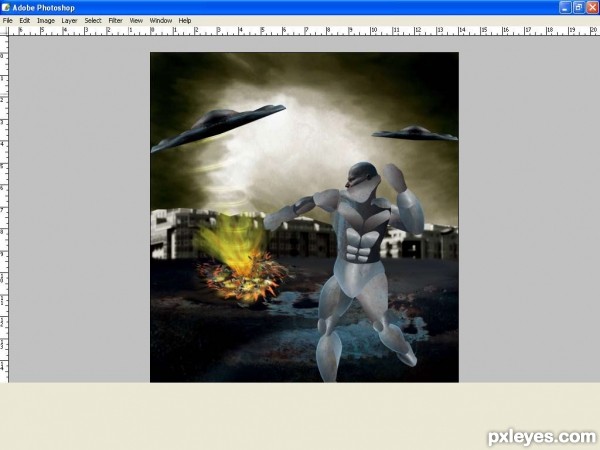 Creation of UFO Attack...!!!: Step 44