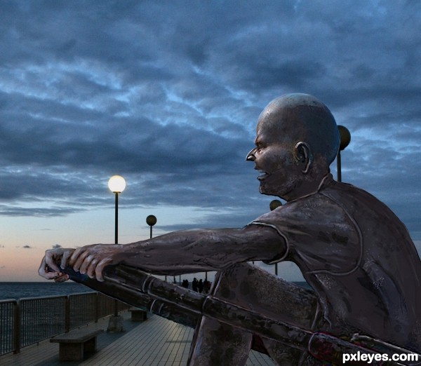 Creation of Statue on the Pier: Step 7