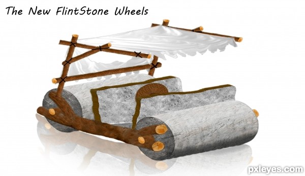 Creation of FlintStone Wheels: Step 19