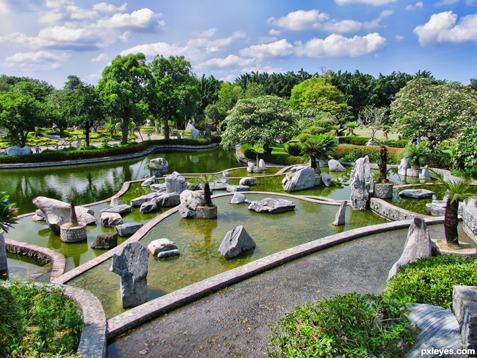 Stones Garden in Thailand