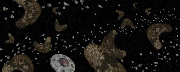 Creation of asteroids: Step 9