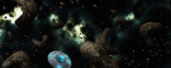 Creation of asteroids: Step 20