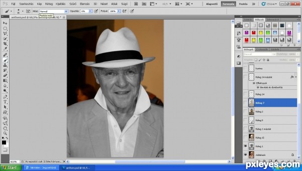 Creation of Anthony Hopkins: Step 2