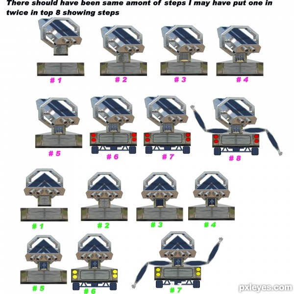 Creation of On a planet far away: Step 4