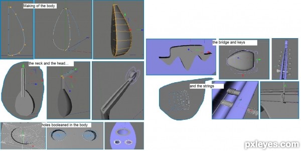 Creation of The Lute Player's Window: Step 1