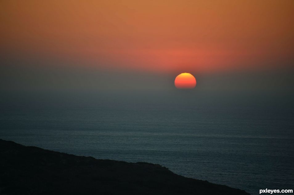 sunset in Balos - Crete