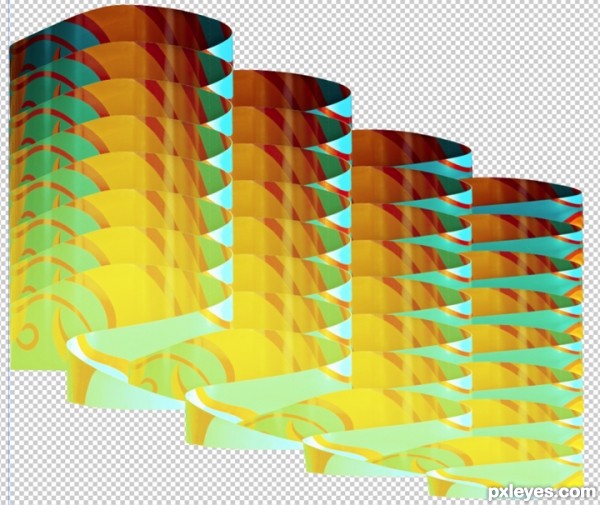 Creation of Psychedelic flag: Step 2