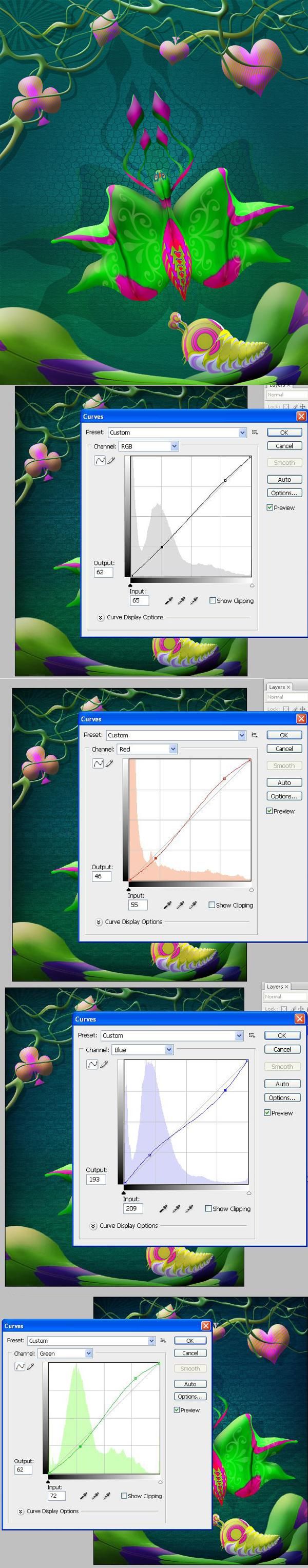 Creation of living colours: Step 6