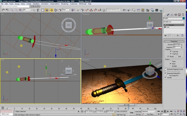 Creation of 1860 Light Cavalry Sabre: Step 5