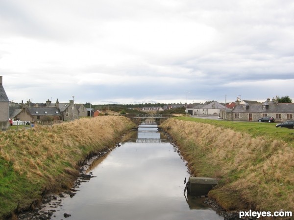 Creation of Spynie Canal: Step 3