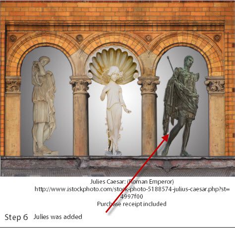 Creation of Roman-Greek Temple: Step 7