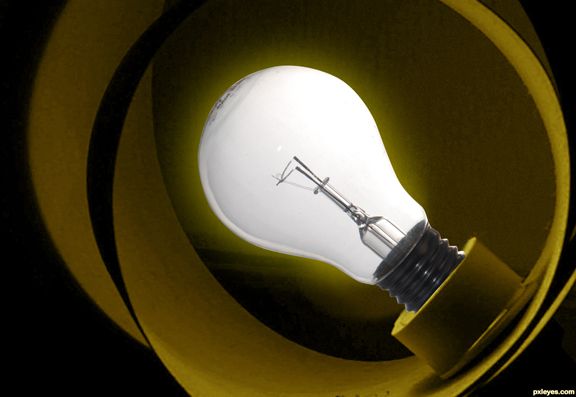 Creation of change to yellow bulb: Step 4