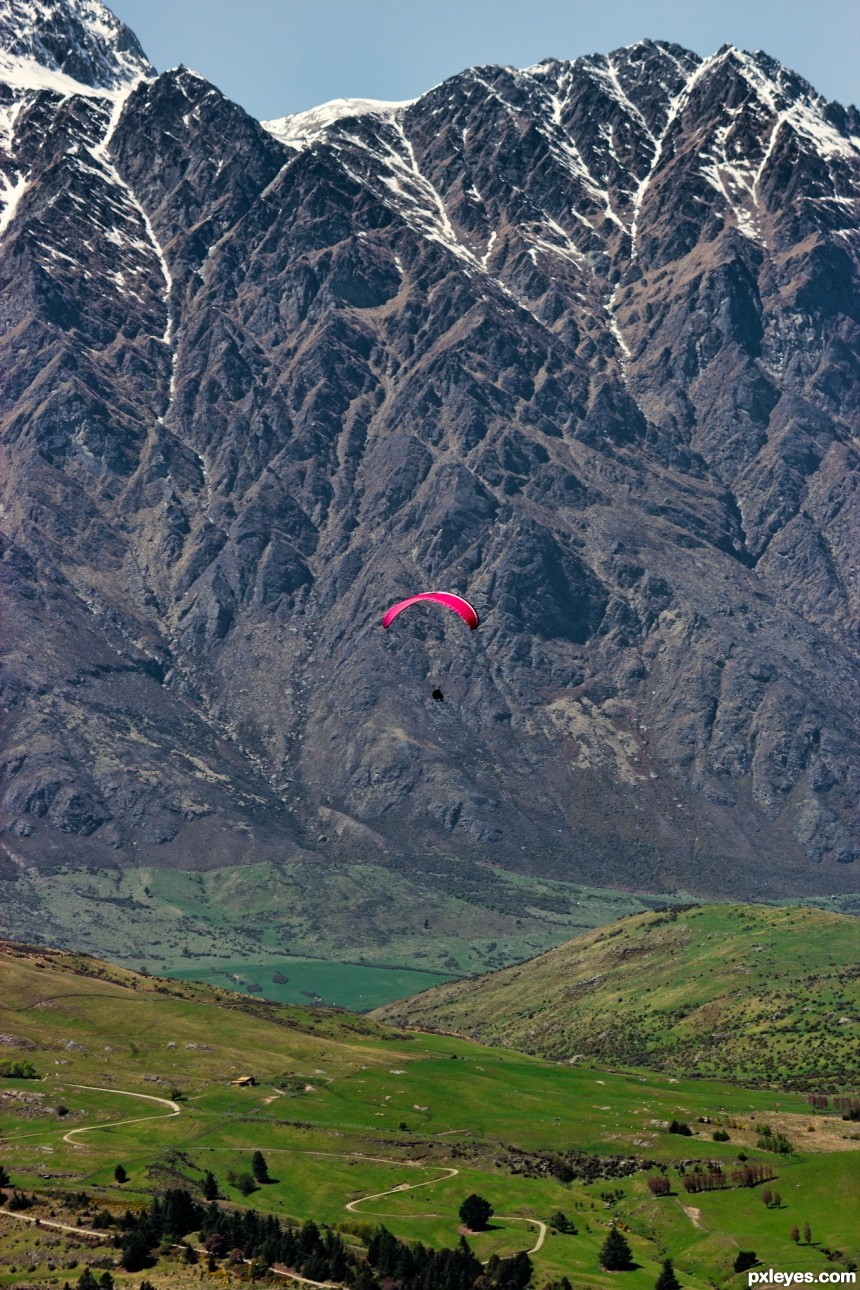 Hang Glider photoshop picture)