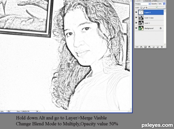 Creation of colorize of sketch: Step 6