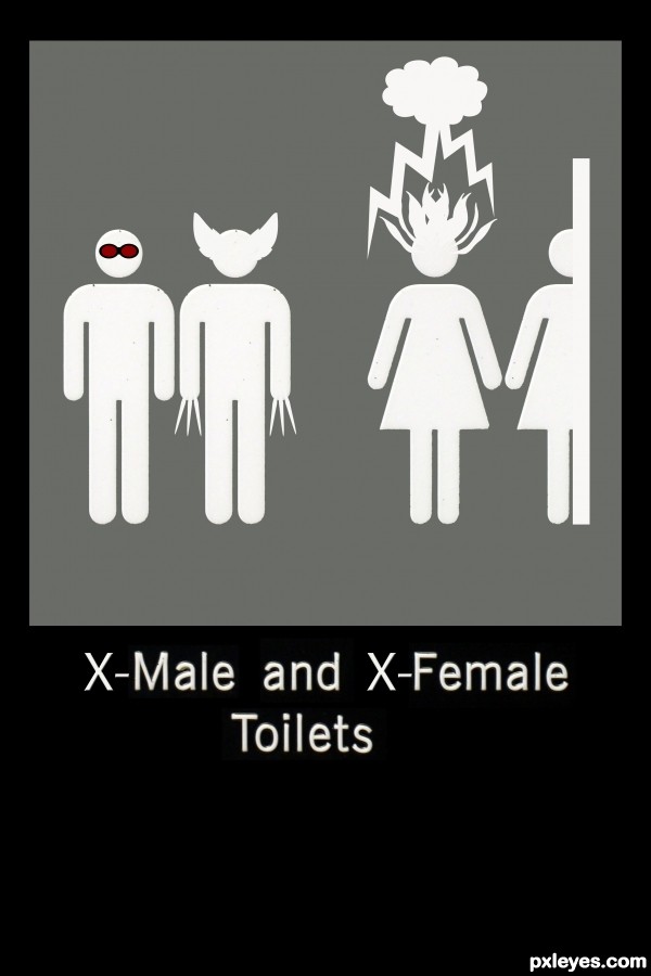 male female toilet